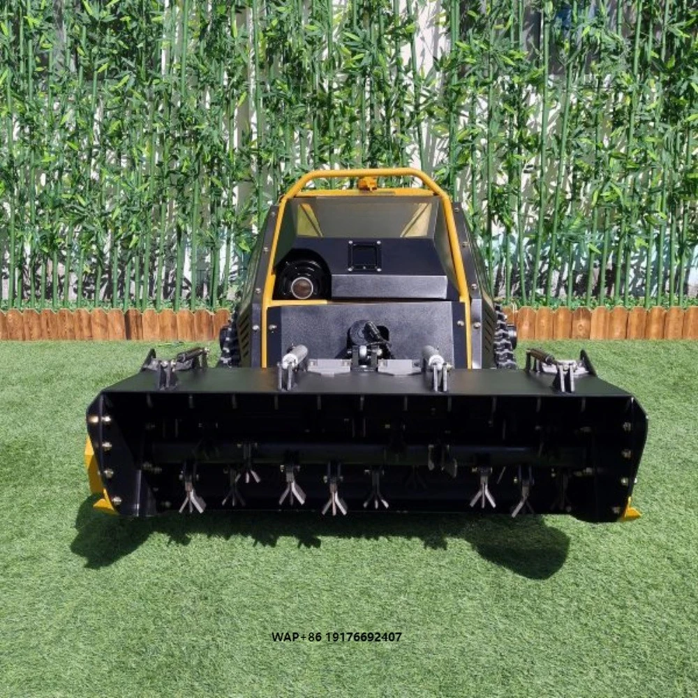 Vigorun Tech Crawler Remote Control Lawn Mower One Machine Multiple Tasks Lawn Mower Robot Farmland