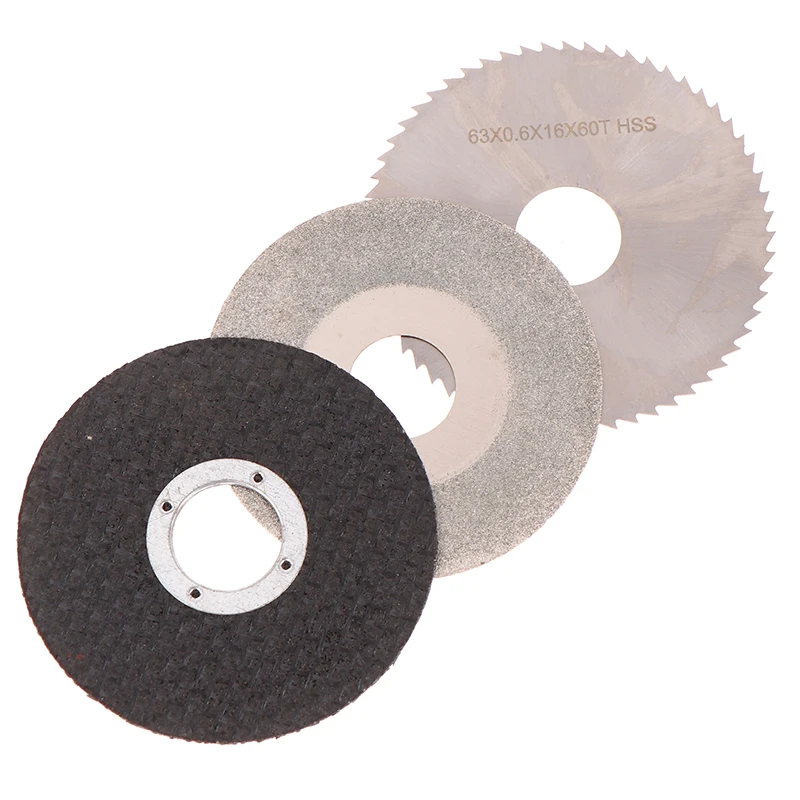 Table Saw Blade 2.5inch Diameter 63mm Emery Resin Saw Blade Electric Saw Blade DIY high-speed steel saw blade Power Tools