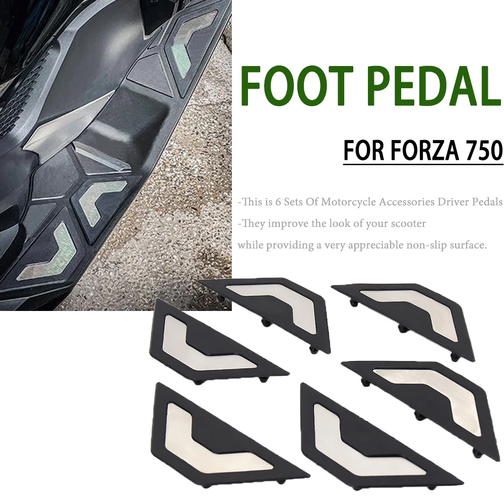 

2021 Motorcycle Footboard Steps For HONDA FORZA750 FORZA 750 Forza 750 Footrest Pegs Plate Pads