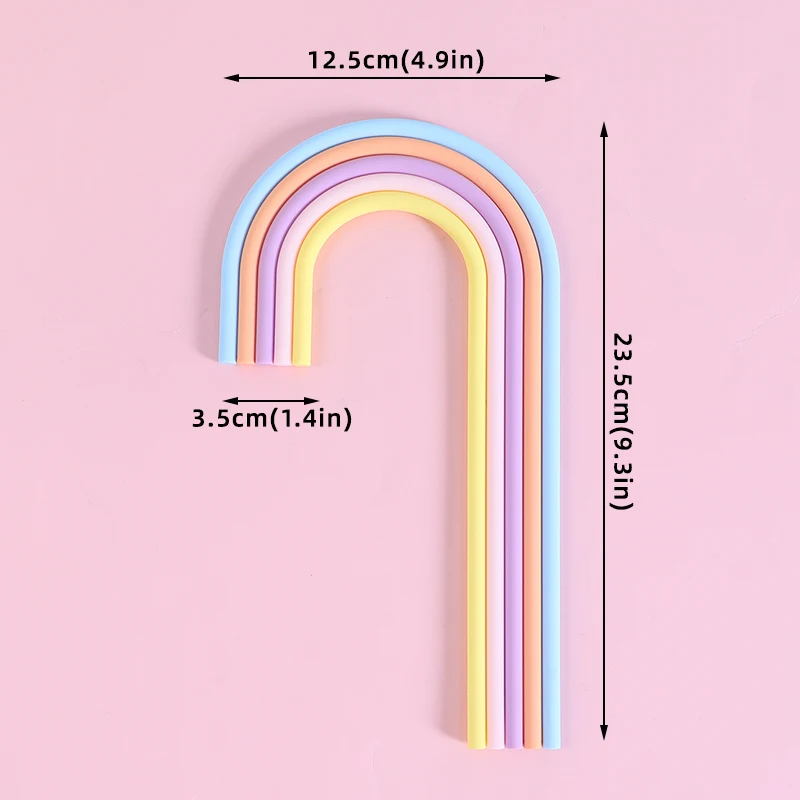 Regenbogen-Kuchenaufsatz, buntes Regenbogen-Thema, Kuchendekorationszubehör für Jungen oder Mädchen, Geburtstagsfeier und Hochzeit, Babyparty-Dekoration – Detail 10