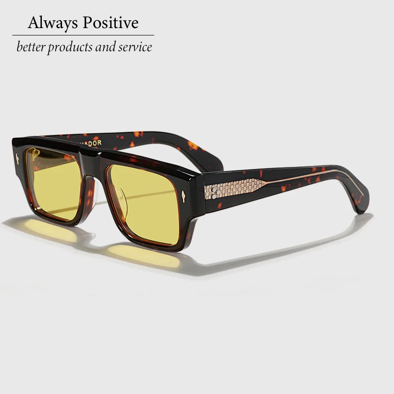 

Exquisite Fashion Square Acetate Sunglasses Men Women Fashion Design Sunglasses outdoor UV400 Protection Logo Custimization