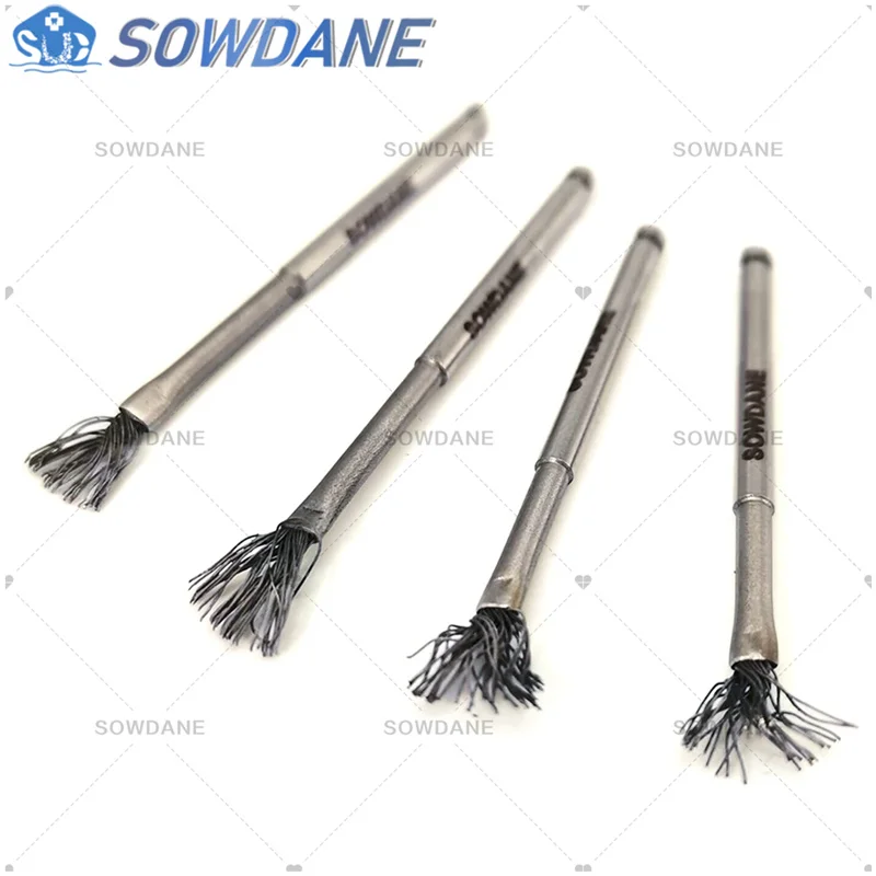 Picture 7: Dental Debridement Peri-Implantitis Implant Surface Threads Cleaning Brush High Quality Titanium brush Autoclavable