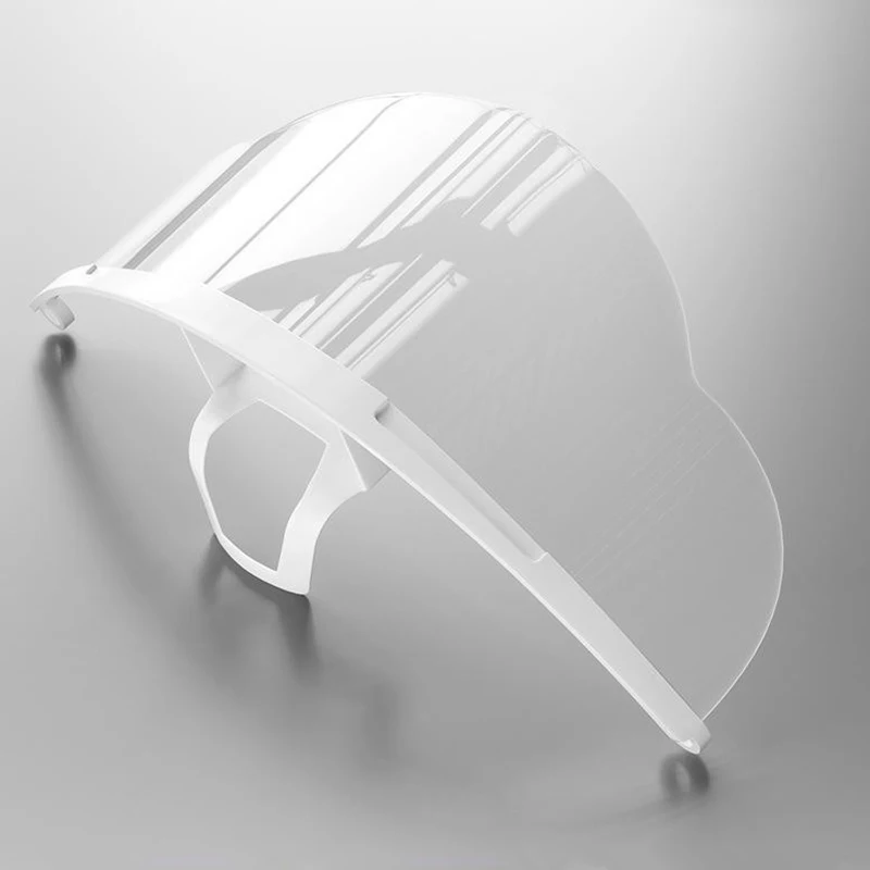 10PCS Creative Shapes Clear Plastic Catering Mask Hotel Beauty Chef Waiter Protective Masks Reusable Visible Splash Proof
