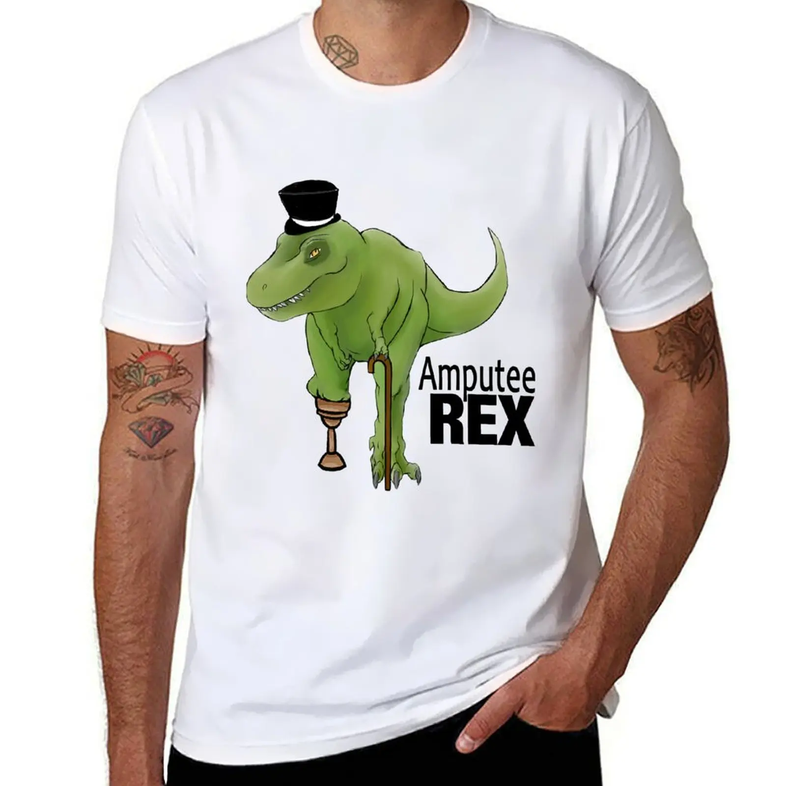 

t 100 Amputee cotton cotton man funny t man shirt Rex t for percent cotton shirts shirt T-Shirt for pack T-Shirt