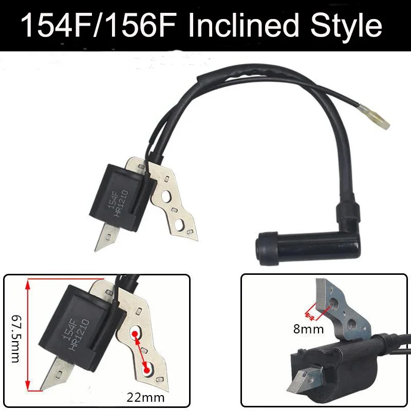 152 154F 156F Ignition Coil For Chinese Honda Lifan 1KW 1.5KW 1500 1800 Gasoline Generator Horizontal Motor Engine