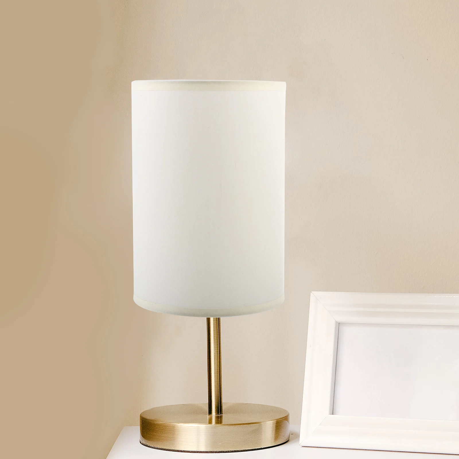 

Round Decorative Lampshade TC Iron Simple Sturdy Eye Protection Light Cover for Bedroom Living Room Office Use Plain Comfort