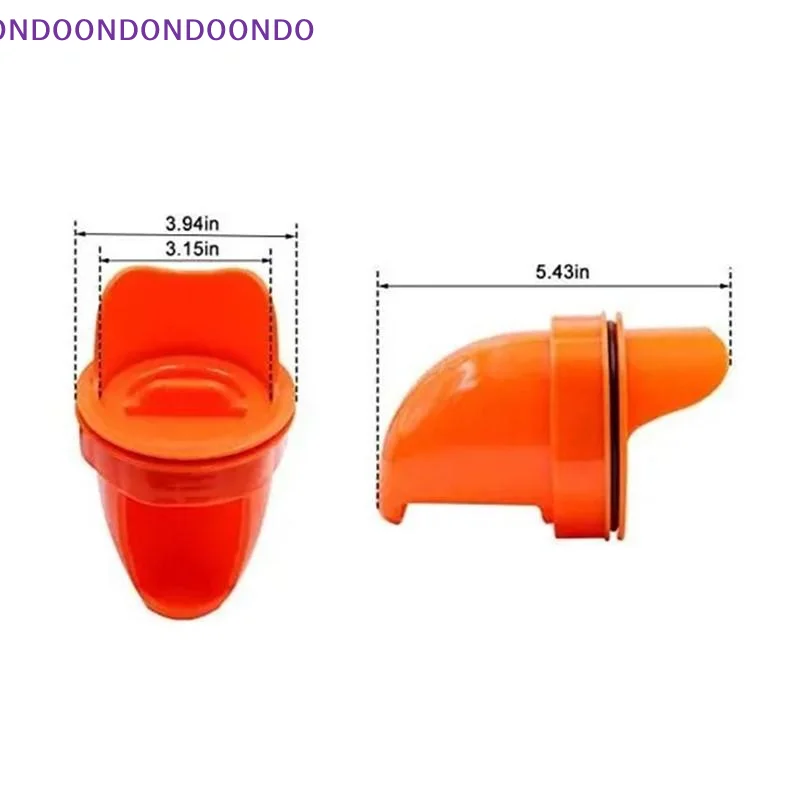 1/2PCS Easy Mount Gravity Poultry Chicken Feeder Rainproof Spill Proof Feeder for Duck Goose Backyard Farm