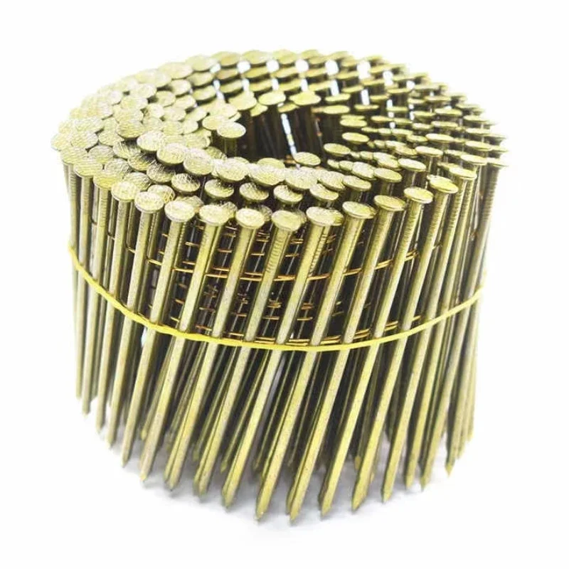 Coil Nail25-130mm Round Head Durable 15Degree Smooth Shank Wire Collated Coil Framing Nails for Wooden Construction pack image 5