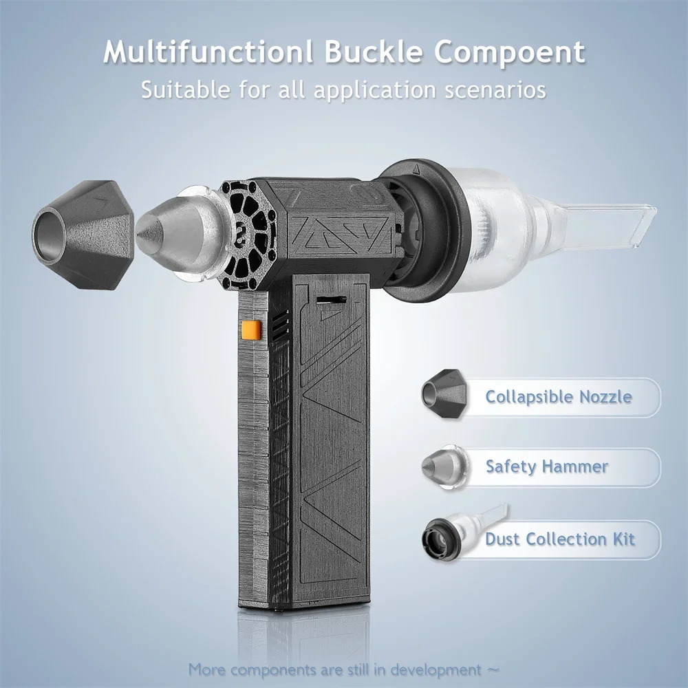 Luftgebläse 130000 U/min Turbo Fan Handheld Mini Turbo Industrial Booster Violent Fan Turbo Jet Fan Staubgebläse Reinigungswerkzeug Typ-C