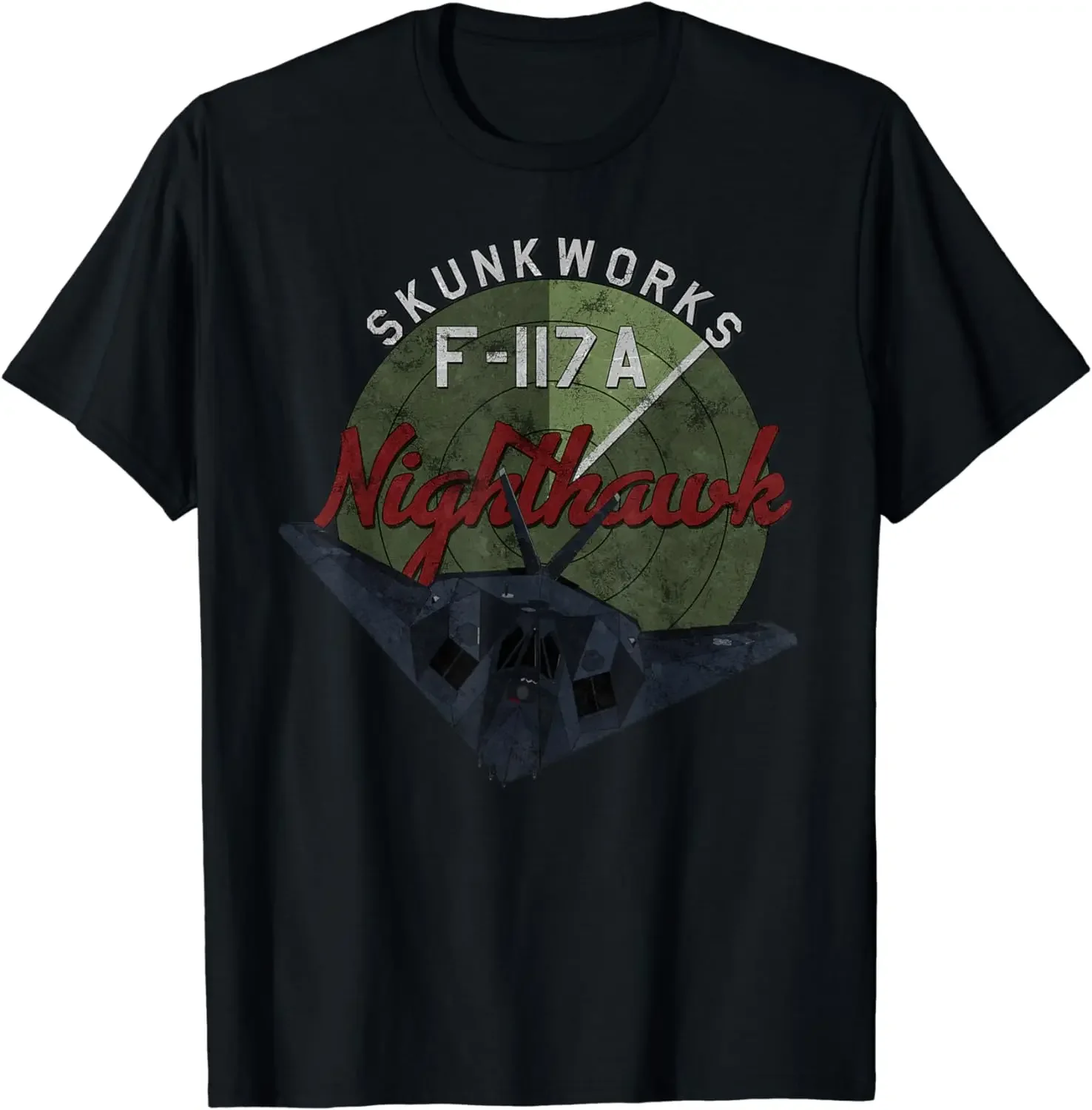 F-117 Nighthawk Stealth Airplane Men T-shirt Short Sleeve Casual Cotton O-Neck T Shirt