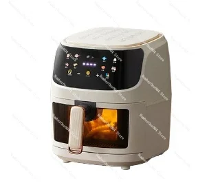 Large-capacity visual air fryer household multi-function automatic intelligent electric fryer French fries electric oven