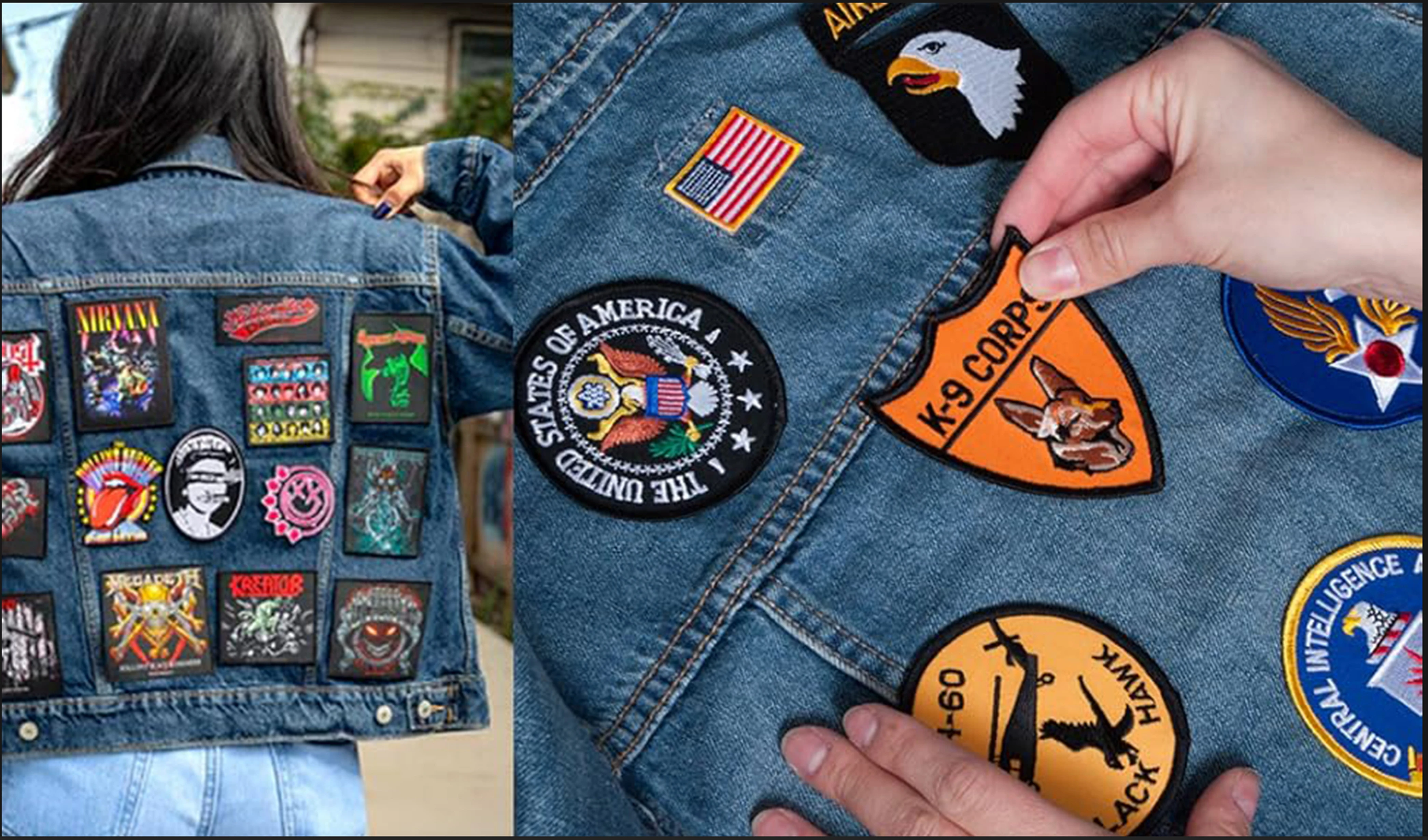 Maßgefertigte Bestickte Logo-Patches, Aufbügelbare oder Klett-Patches, Personalisierte Bestickte Aufnäher für Kleidung, Rucksäcke – Detail 5