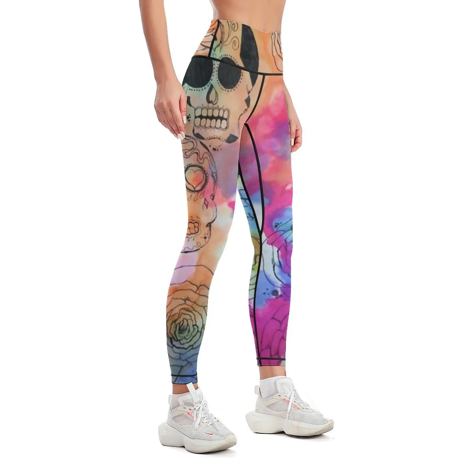 My Sugar Skull Family Leggings gym wear exercise clothing for Womens Leggings