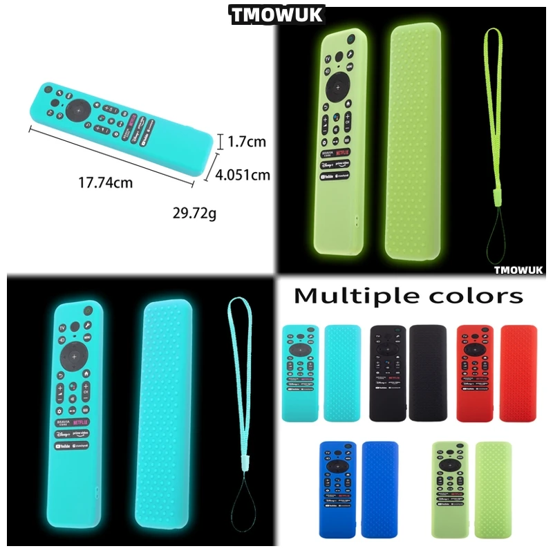 

For SONY RMF-TX810U TX811U TV Remote Control Silicone Protective Cover Case Shockproof Anti-drop Anti-scratch