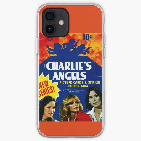 Vintage Charlie Is Angels Topps Trading C  Phone Case Customizable for iPhone 11 12 13 14 Pro Max Mini X XS XR Max 6 6S 7 8 Plus