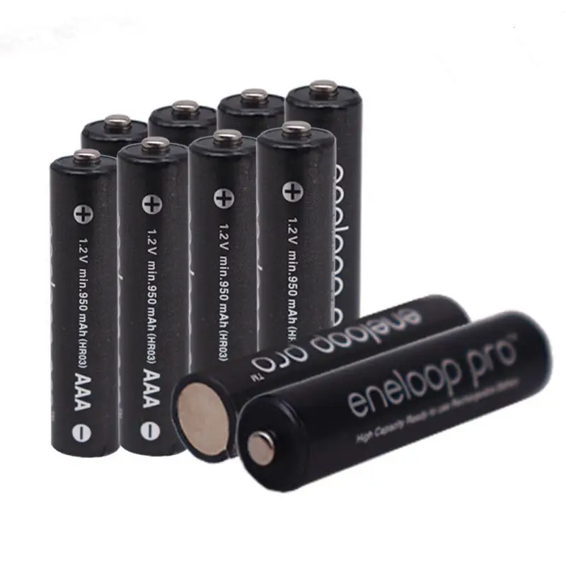 8-32PCS100% NEW Panasonic Eneloop Original Battery Pro 1.2V AAA 900mAh NI-MH Camera Flashlight Toy  Rechargeable Batteries