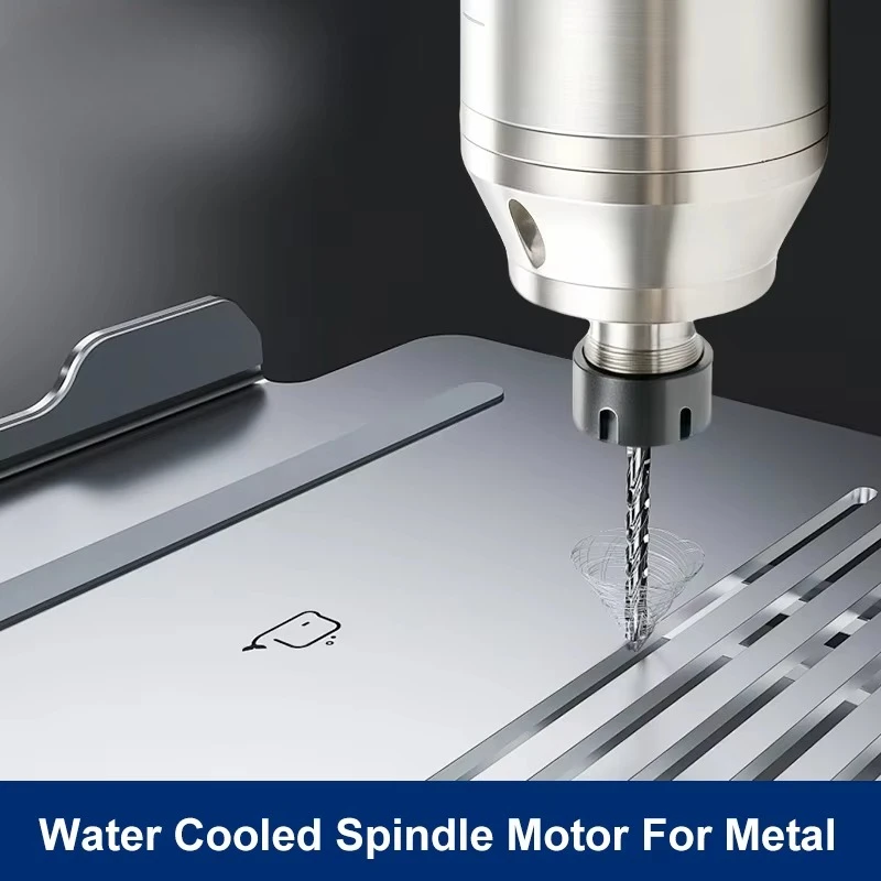 HQD GDK125-24Z 7.5kw Water Cooled Mold Spindle 24000RPM ER32 4 Bearings 220V/380V CNC Spindle Motor for Metal Mould Cutting