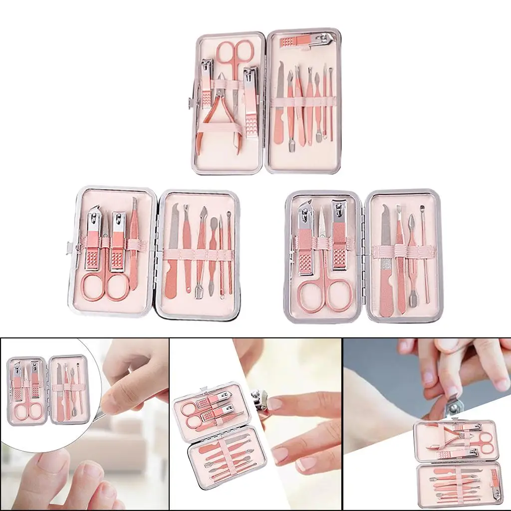 Nail Set Stainless Steel Beauty Care Manicure Cutter Set Grooming