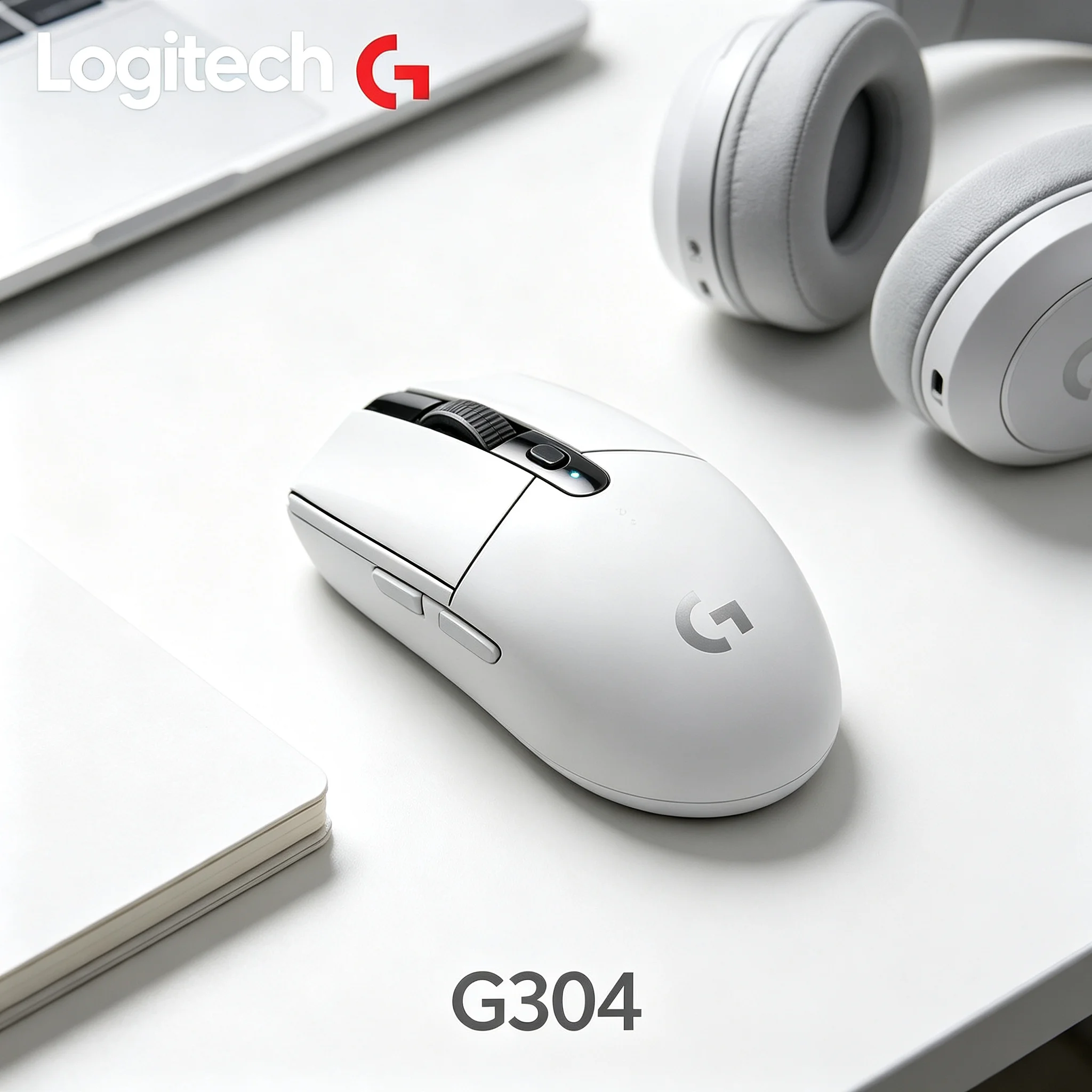 Logitech G304 Gaming Wireless Mouse Ergonomic Contour Shape LIGHTSPEED 12000DPI Mice For E‑sport Player