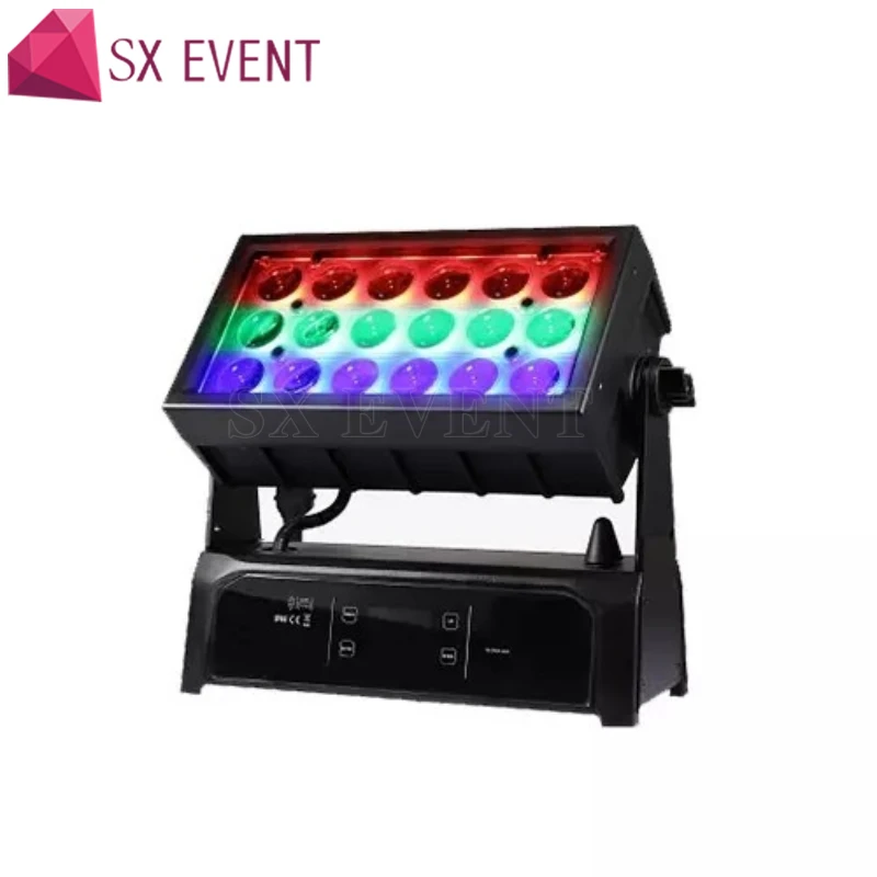 

NEW Hot Waterproof IP65 18x15W 4 IN 1 RDM Wireless zoom washer Outdoor LED City Color Lighting