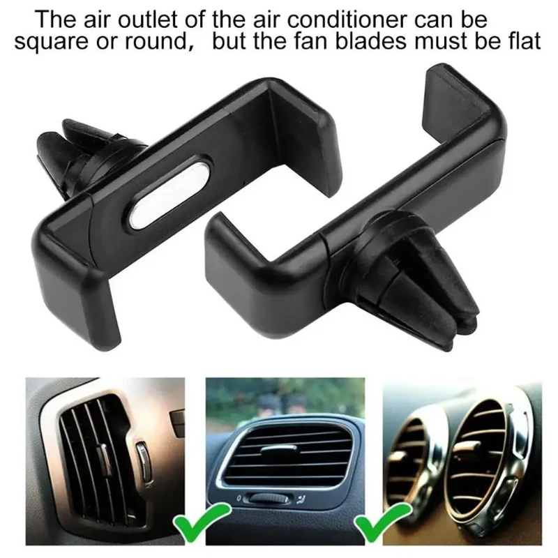 Auto-Mini-Telefonhalter, Lüftungsschlitzhalterung, 360 Grad drehbar, einfache Navigationshalterung, universeller Auto-Telefonständer – Detail 6