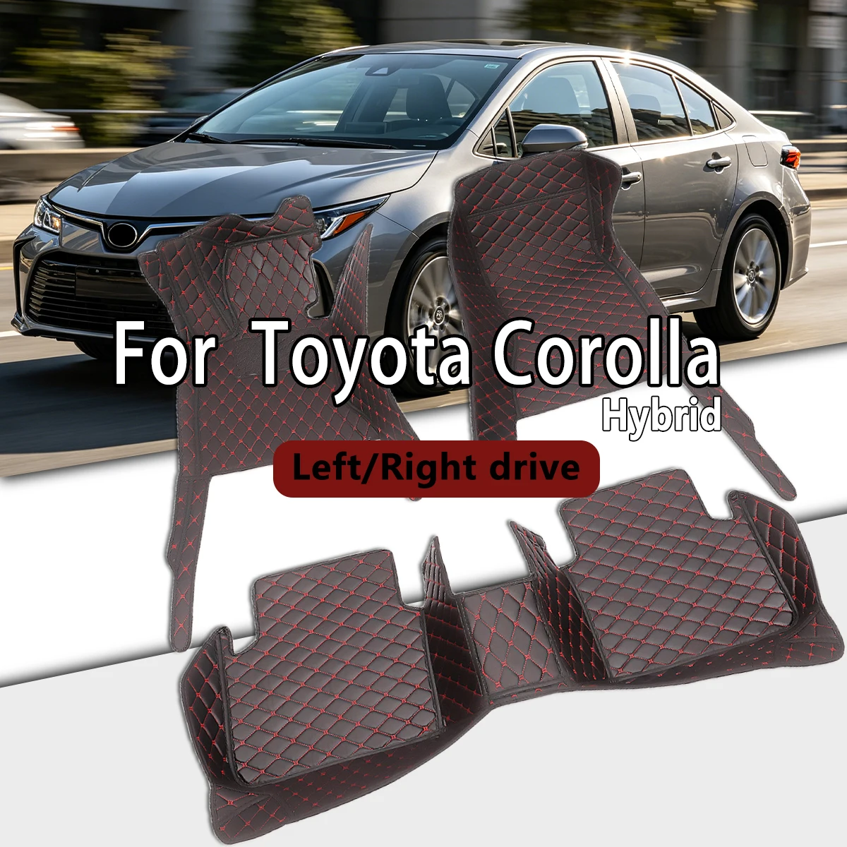 Car floor mats for Toyota Corolla Hybrid 2016- 2018 2019-2026 Customauto foot Pads automobile carpet cover interior accessories