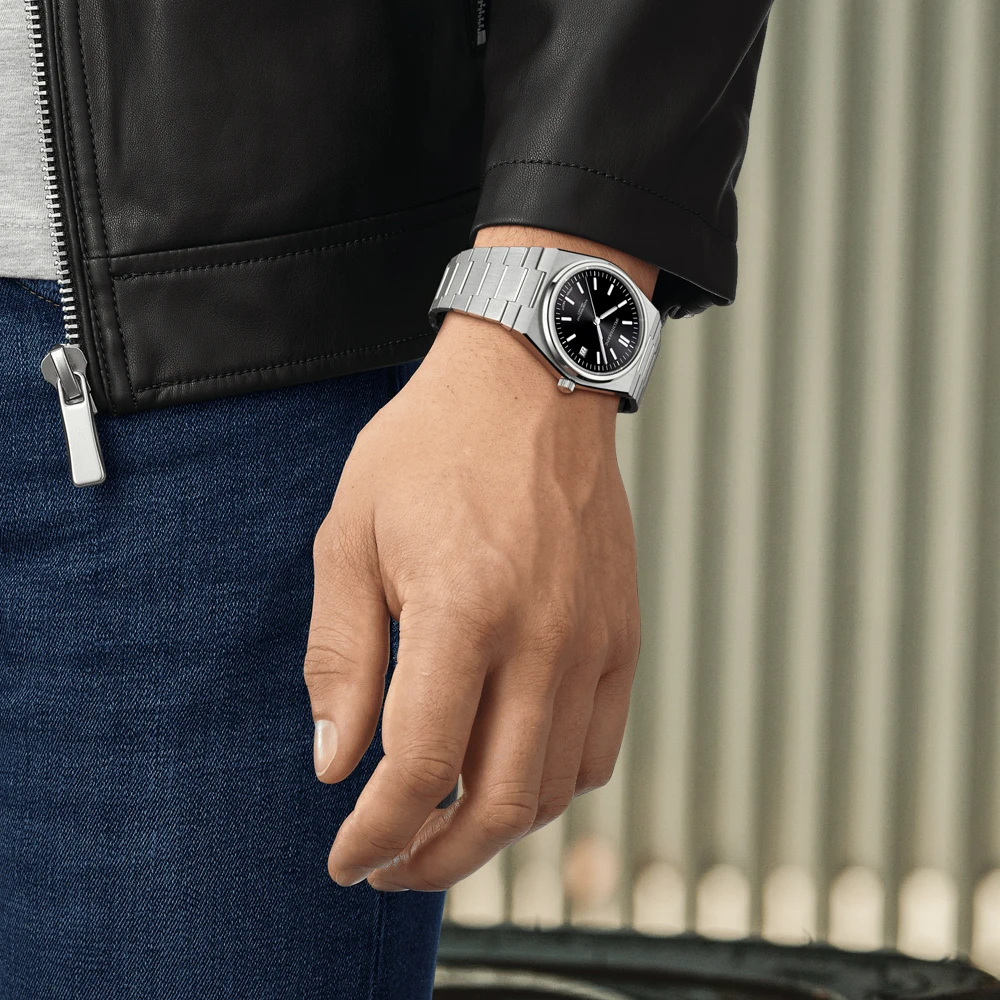 2024ของมาใหม่นาฬิกาผู้ชาย specht & sohne สแตนเลสสตีลแซฟไฟร์คลาสสิคนาฬิกาข้อมือสำหรับผู้ชายกันน้ำ100เมตร
