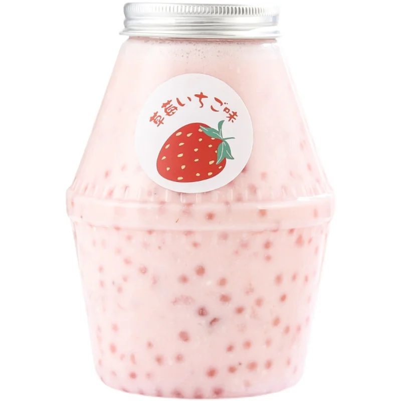 

Disposable Cups with Lids for Milk Tea And Beverages Home Use Fat Cup Fruits Juices Cold Drinks Paaging Yangzhi Gulin Bottle