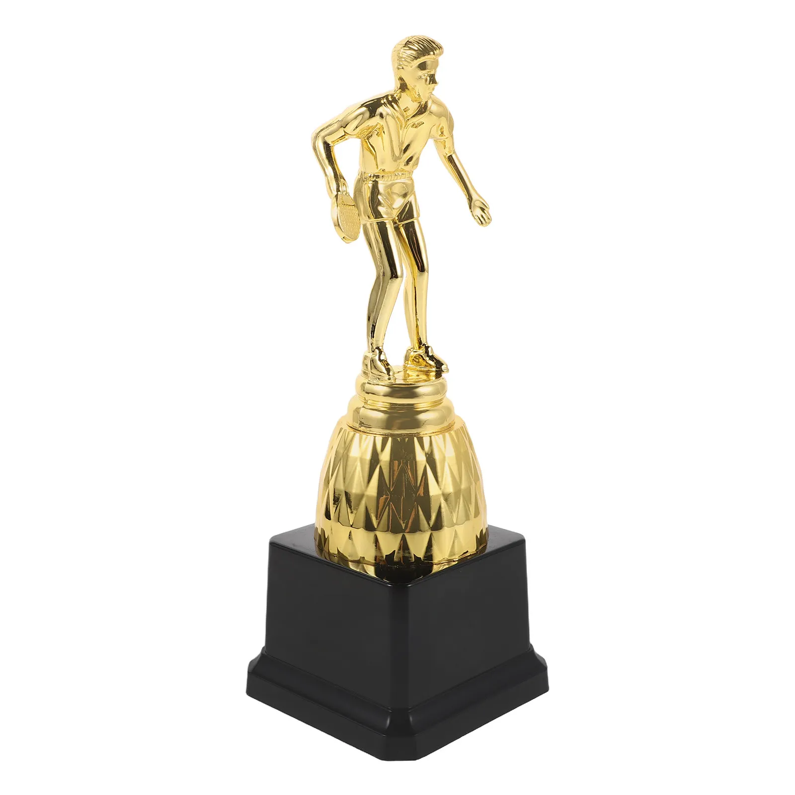 

Пластиковый золотой кубок для настольного тенниса, награда для победителя турнира, приз для спортивных соревнований