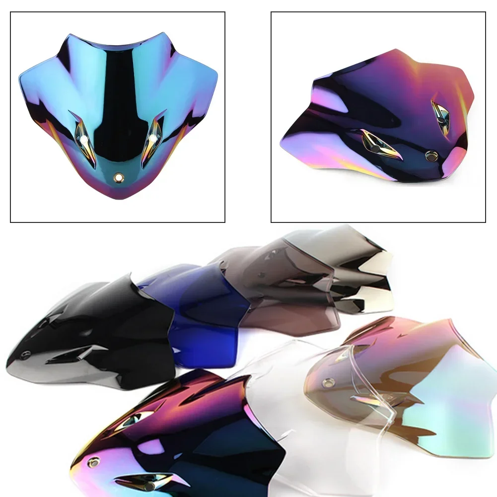 For BMW S1000R S1000 R 2014 2015 2016 2017 2018 Motorcycle Windshield Double Bubble WindScreen Visor Fairing Deflector