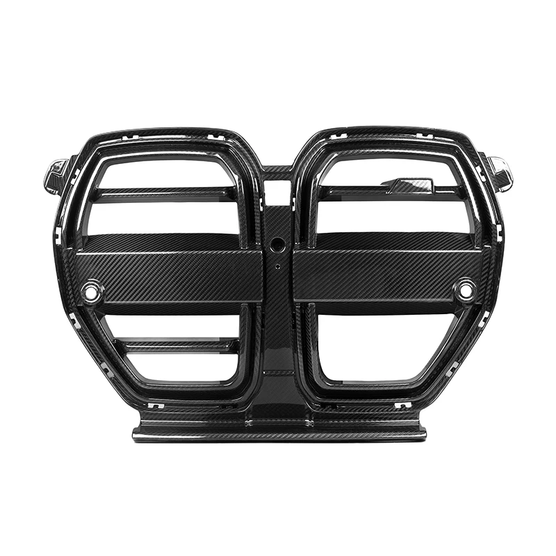 

SQ-V Style Dry Carbon Fiber M3 M4 Car Front Grill with ACC for BMWS G80 G81 G82 G83 M3 M4 2021+ Auto Parts Front Bumper Grill