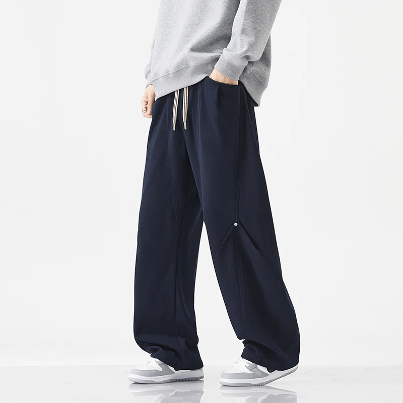 

Student Pant Casual Pants Men's Spring Autumn Teenagers Plus-size Cargo Pant Fashionable Men's Straight-leg Comfort Long Pant