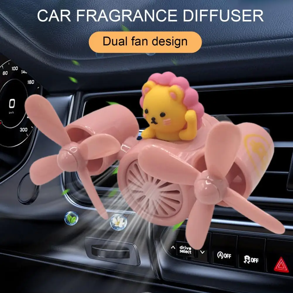 Car Fragrance  Practical Mini Dog Airplane Pilot Air Outlet Diffuser  Easy Installation Car Diffuser