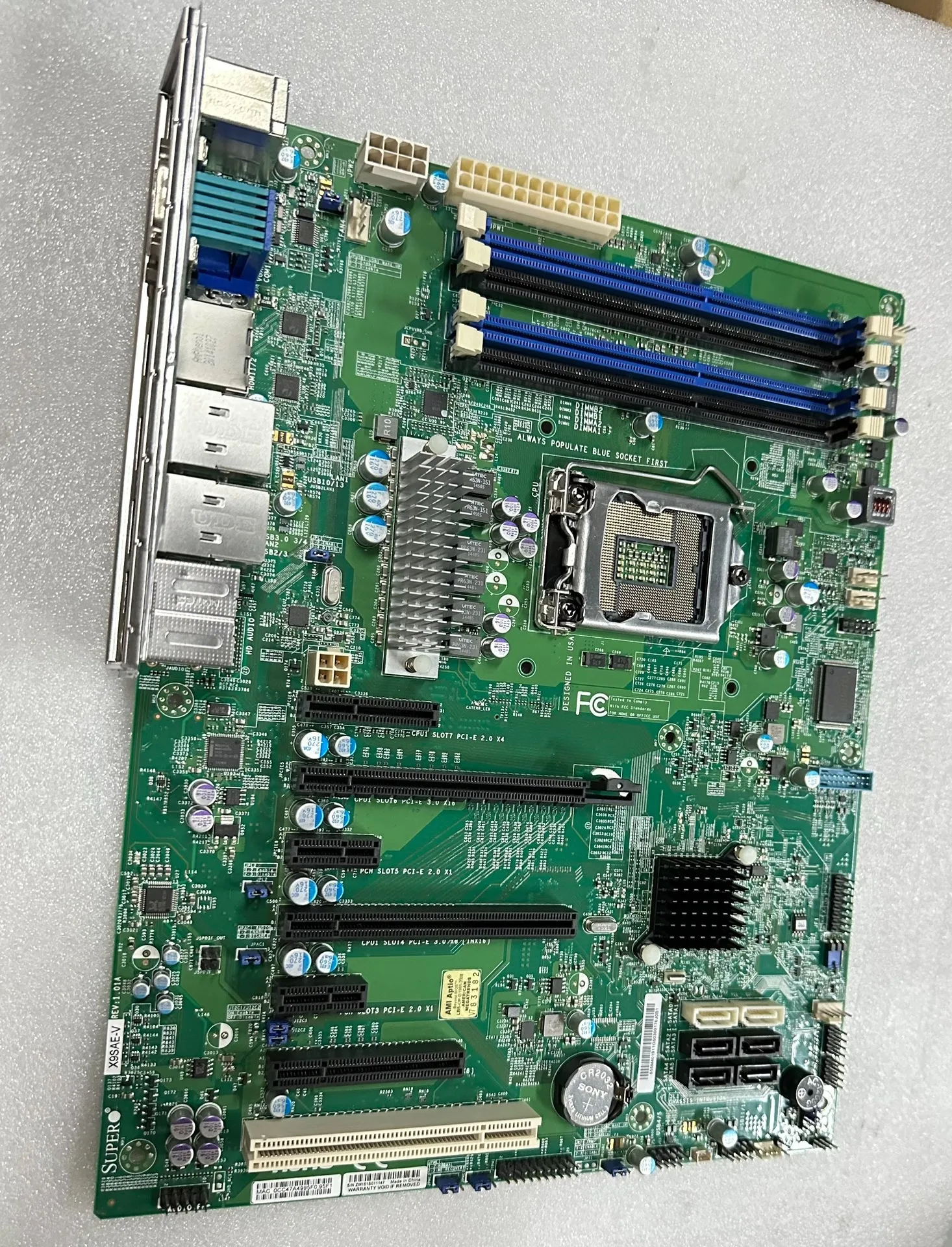 Рисунок 2 - Одноканальная серверная материнская