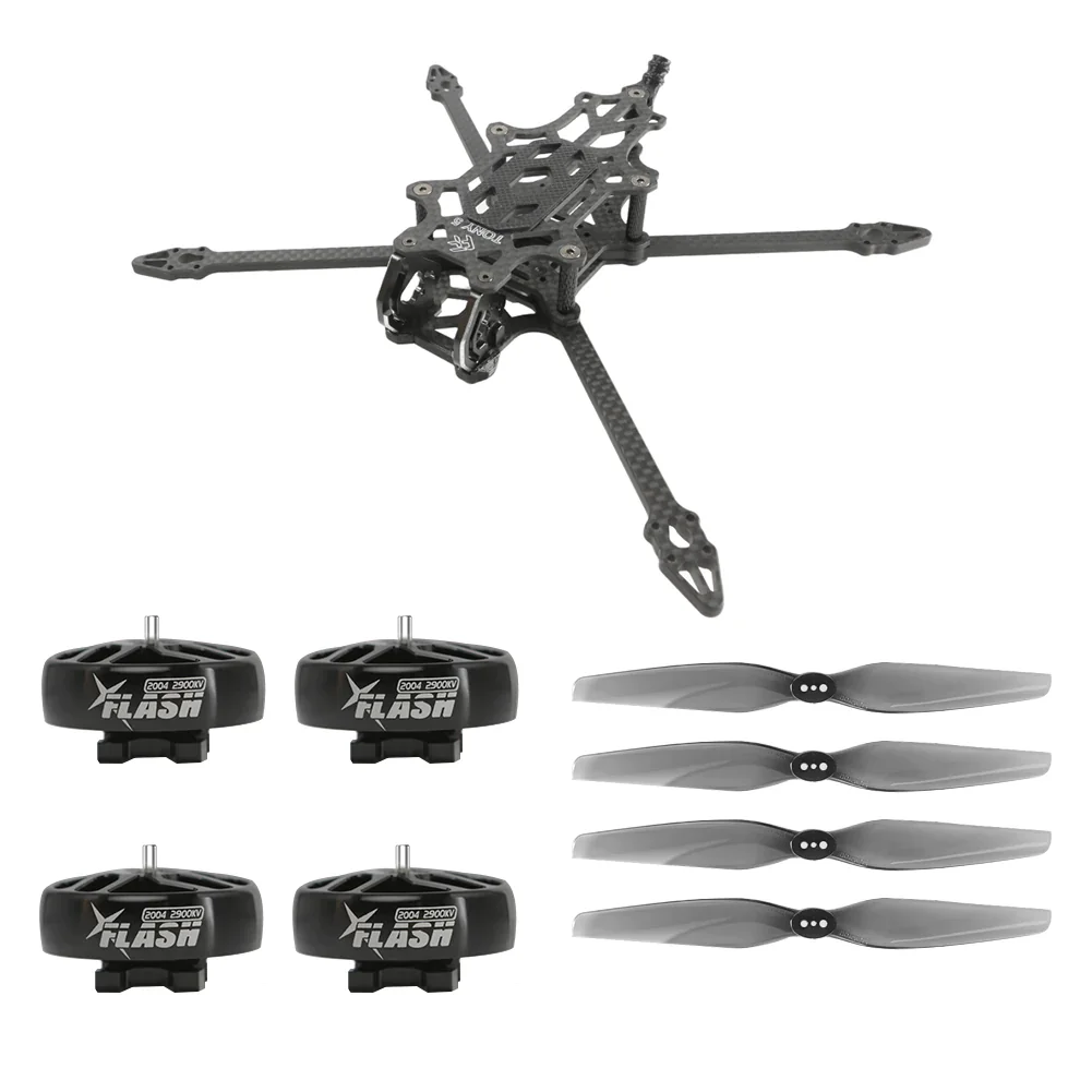 

FlyFishRC TONY5 Frame Kit Flash 2004 Brushless motor HQ T5x3 propeller Bundle Kit