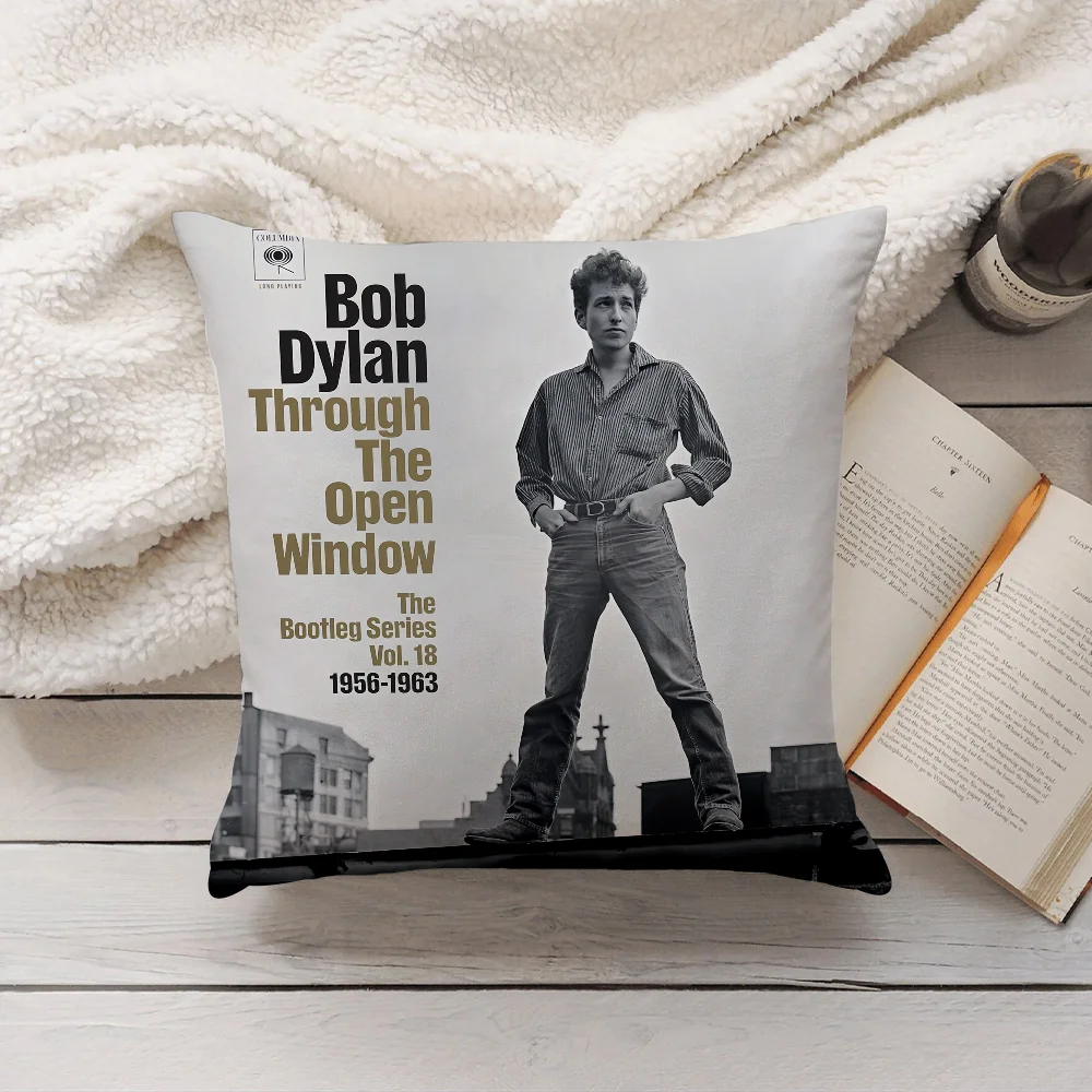 غطاء وسادة للمغني بوب ديلان غطاء وسادة لتزيين المنزل مناسب لغرفة النوم وأريكة مكتب السيارة #5