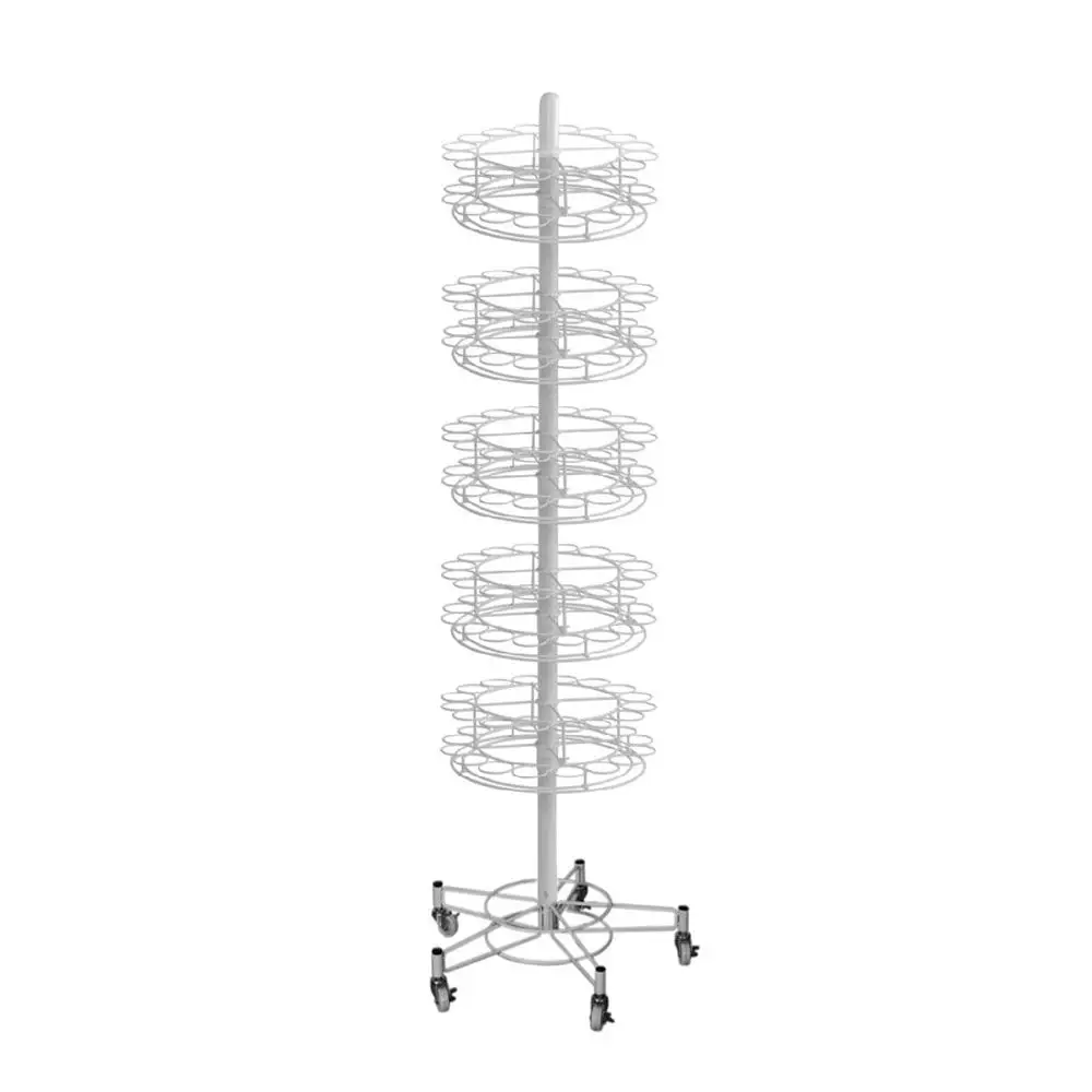 

Rotating floor short umbrella display rack Rotating shelf Umbrella storage rack Movable
