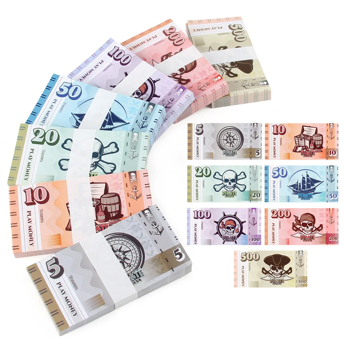 

Пиратский ци-игрушечный бар, твердый активационный декор для сцены, реквизит для денег, игра на Хэллоуин, топ, длинные брюки, внутренняя одежда