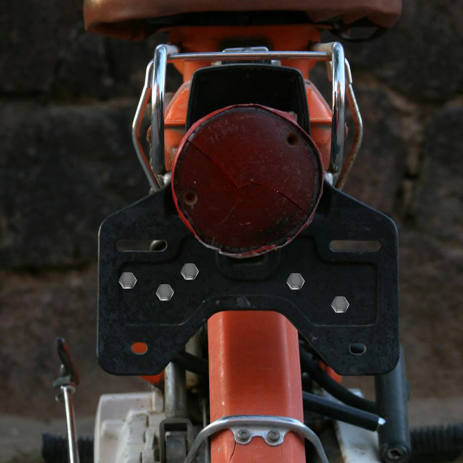 

1 лист, защитная наклейка для мотоцикла, 3D шестиугольный дизайн, прочные наклейки для скутера с защитой от царапин, ударопрочный щит