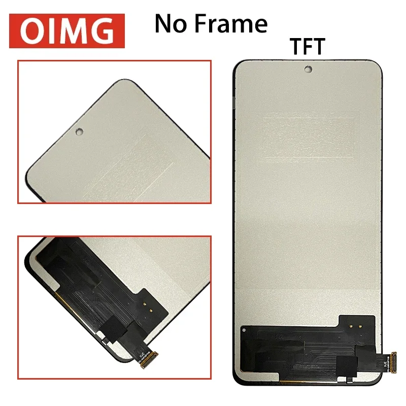 6.67' Przetestowane dla Xiaomi Redmi Note 12 Pro 4G ‎ Wyświetlacz LCD z ekranem dotykowym i digitizerem do Note12Pro 4G 2209116AG, kompletny moduł LCD — zdjęcie produktu 6