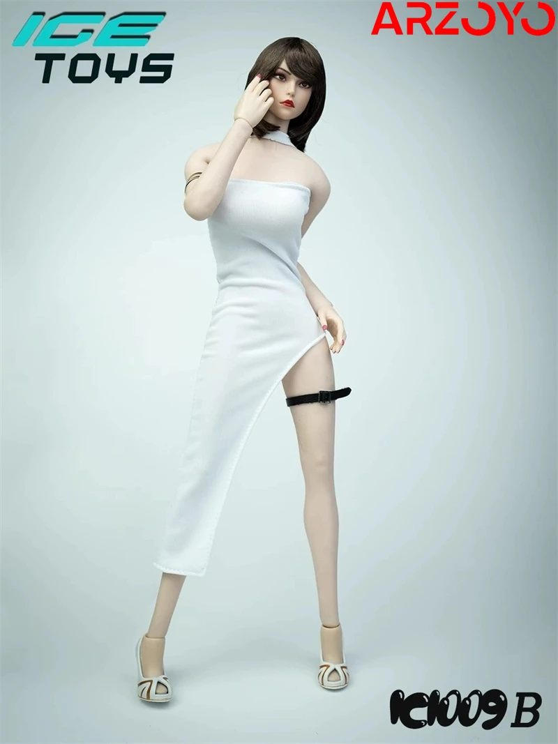 ICE TOYS IC1009 1/6 Scale Side Split Long Dress Off Shoulder Sexy Clothes Model Fit 12'' Female Soldier Action Figure Body