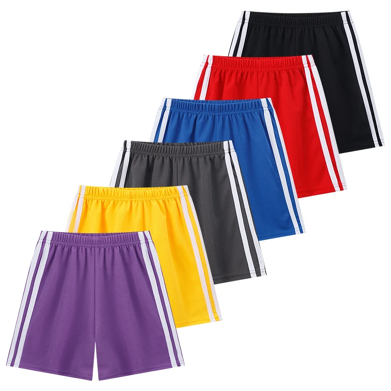 1/3/6-teilige Kinder Sport schnell trocknende mehrfarbige Kombinationsshorts Jungen Freizeithosen Mädchen Joker elastische Taille Strandhose