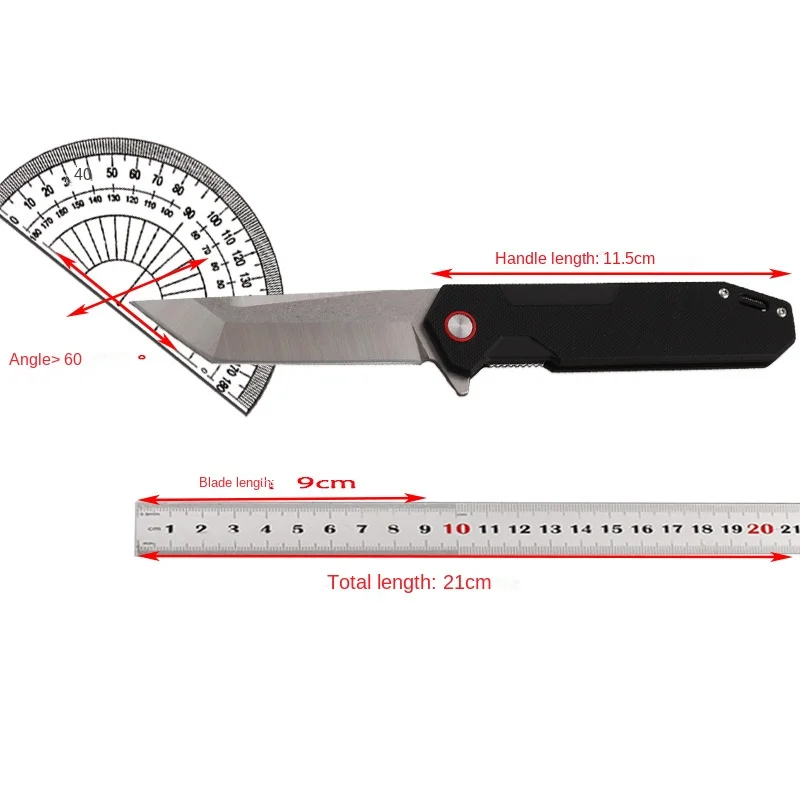 Gift Collection D2 steel G10 handle outdoor camping fishing hunting portable high hardness sharp and exquisite EDC fruit knife