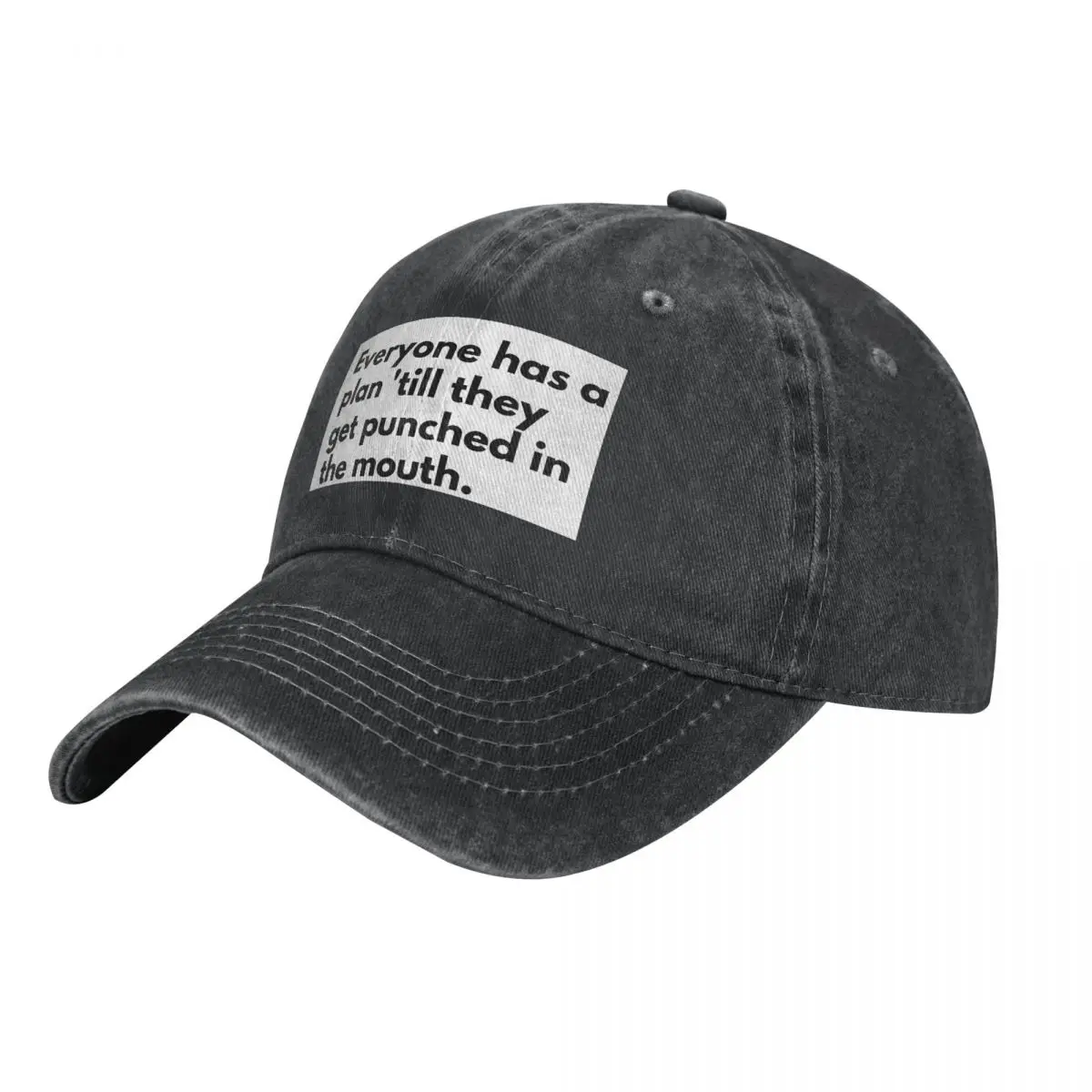 Everyone has a plan 'till they get punched in the mouth. Cowboy Hat Military Cap Man Big Size Hat Men's Baseball Women's