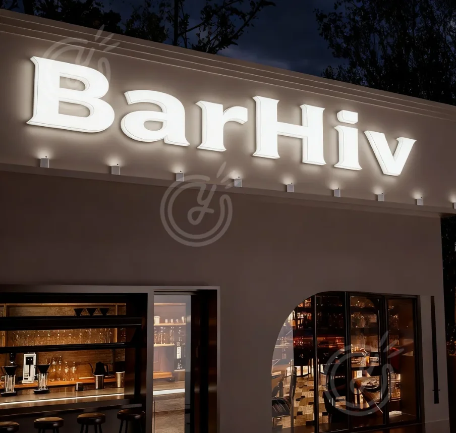 Custom Logo Sign Business Decorative Letters Acrylic Neon Signage Led Light Signs Wall Advertising De Restaurant Large Luminous