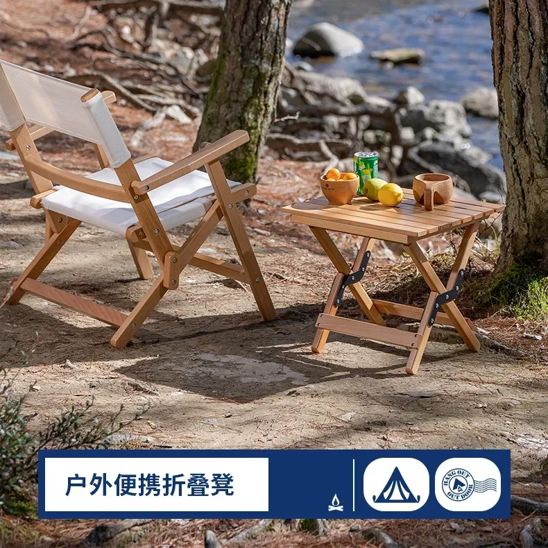 Small Tables Mini Wood Square Side Folding Plant Rack Flowerpot  Stand Child