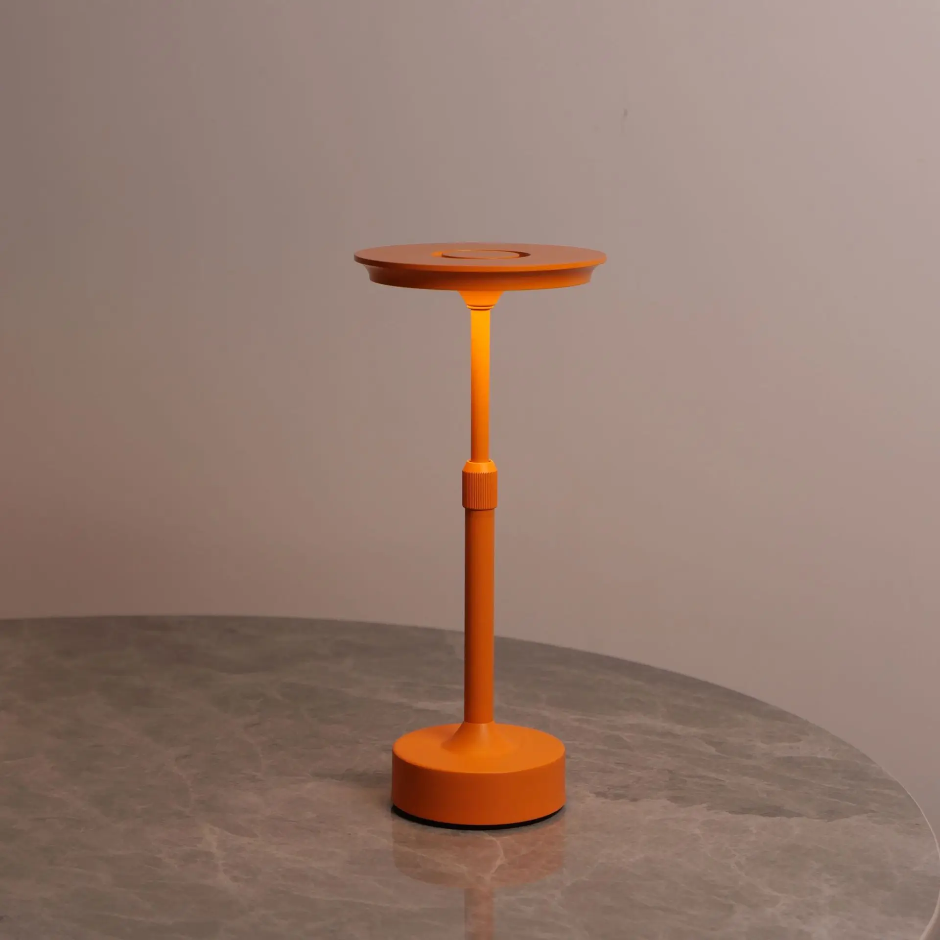 Aluminum Alloy Rechargeable Touch Table Lamp Telescopic Decorative Lamp LED Night Light Infinite Dimming Atmosphere Bedside Lamp