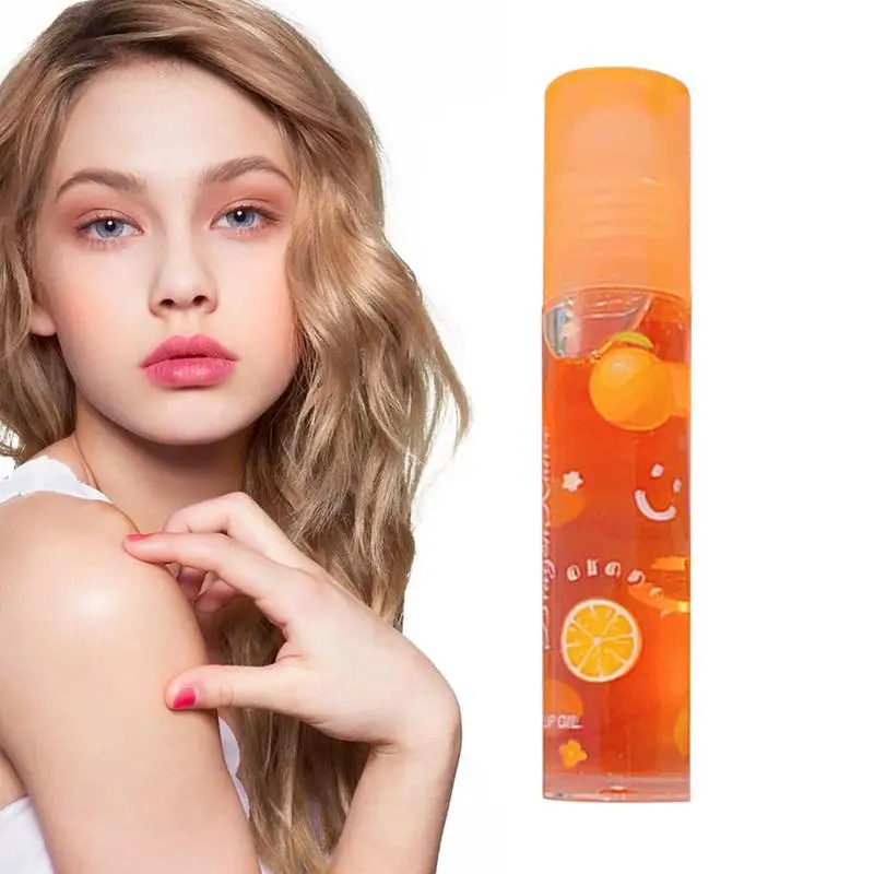 

Fresh Fruit Roll-on Lip Balm Lip Makeup Primer Moisturizing Clear Transparent Lip Oil Long Lasting Hydrating Lip Gloss Cosmetics