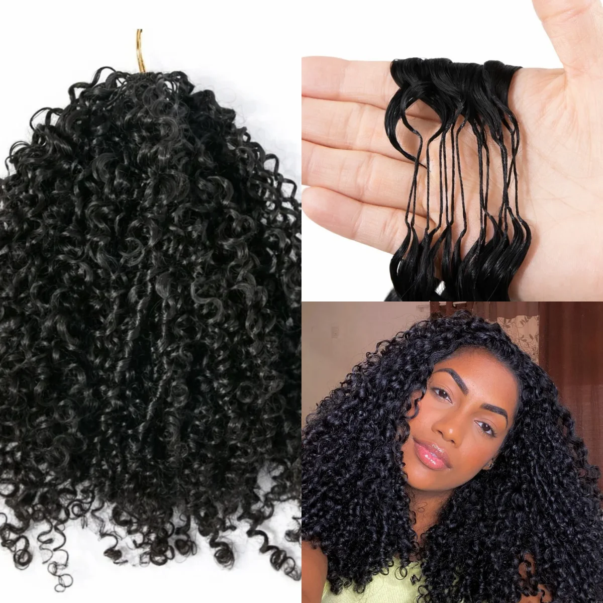 

Предварительно разделенные бесшовные невидимые накладные пряди для наращивания волос, невидимые пряди для наращивания волос в форме перьев, маленькие спиральные кудри, кудрявые накладные пряди из натуральных волос с нитью для женщин