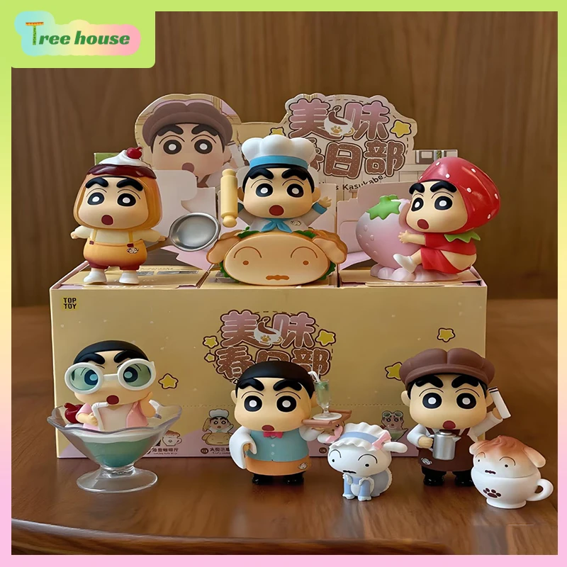 

Новый оригинальный карандаш TOPTOY Shinchan Delicious Haru Fisk Series Blind Box Товары Аниме Фигурка Модная игрушка Милый подарок на день рождения